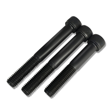 1pcs M12 alloy steel half-tooth hex screw high-strength black carbon steel bolts bolt home decoration screws 75mm-100mm length 2024 - buy cheap