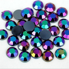 1,5 MM 10000 piezas DIY Bling AB Color de forma redonda acrílica diamantes de imitación piedras acrílicas planas sin pegamento para manualidades arte Decoración 2024 - compra barato