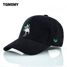 TQMSMY Spring bone women's Corduroy snapback cap embroidered Flamingo hats for grils baseball cap casual hip hop hat ladys gorro 2024 - buy cheap