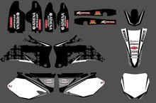 0130 Black&White New Style TEAM GRAPHICS&BACKGROUNDS DECALS STICKERS Kits FIT for YZ250F YZ450F 2006 2007 2008 2009 2024 - buy cheap