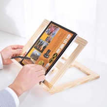 OTHERHOUSE Wood Bookrack Bookcase Home Office Bookends Bookshelf for Reading Drawing Board Computer Ipad Holder Display 2024 - buy cheap