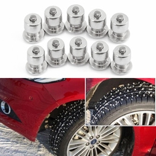 Clavos para neumáticos de invierno, clavos de rueda, picos de nieve para neumáticos, cadenas de nieve para motocicleta, coche, ATV, 10 Uds. 2024 - compra barato