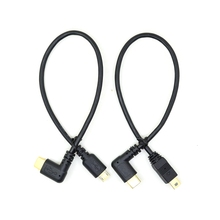 Mini USB & Micro USB Cable 5 Pin Male to Male USB 3.1 Type C Angled OTG Data Cable Adapter Converter Charging Cable Length 25cm 2024 - buy cheap