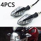 Refletor de seta lâmpada led universal para motocicleta 4 peças 2026 - compre barato