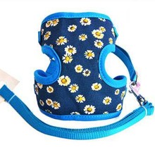 Teddy Puppy Vest Type Traction Rope Small Dog Harness Soft Comfortable Dog Vest Clothes Canvas Leash Durable Outdoor Walking 2024 - buy cheap