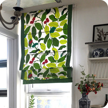 Included Curtains New Arrival Thickening Leaf Roman Shutter Double Layer Shade Blinds The Finished Curtain free Shipping 2024 - buy cheap