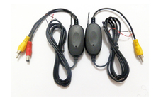 2.4g sem fio rca receptor de vídeo transmissor fm kit para monitor do carro retrovisor reversa backup câmera visão traseira do carro cam 2024 - compre barato