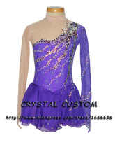 Custom Adult Figure Ice Skating Dresses With Spandex  Graceful New Brand Figure Skating Dress For Competition DR2734 2024 - buy cheap