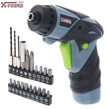 Mini AC 220V Cordless Rechargeable 3.6V Electric Screwdriver Twist Drill Bits Household Electric Screw Driver with LED Lighting 2024 - buy cheap