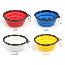 2PCs Travel Collapsible Silicone Pets Bowl Slow Food Water Feeding BPA Free Foldable Cup Dish for Dogs Cat Dropship 2024 - buy cheap