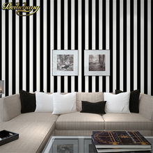 beibehang wall paper High Quality Black and white striped for walls modern tapete papel de parede roll for living room bedding 2024 - buy cheap