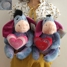 Cauda de pelúcia original 28cm, boneca macia, travesseiro com coração, brinquedo de pelúcia para garotas 2024 - compre barato