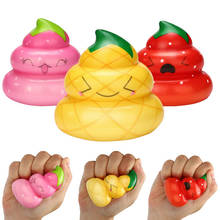 Squishies Kawaii Yummy Fruit Poo Slow Rising Cream Scented Stress Relief Toys Poop Scented Charm Slow Rising Stress Kids Toy 25 2024 - buy cheap