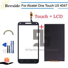 AA+ Quality LCD 5.0'' For Alcatel One Touch U5 3G 4047 4047D LCD Display Touch Screen Digitizer Replace Black / White 2024 - buy cheap