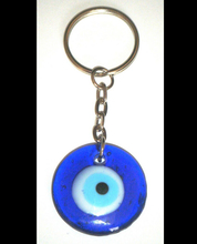 Fashion Jewelry Vintage Blue Turkish Evil Eye Charm Fit Keyrings  Key Ring Gift Accessories 20pcs Fast shipping D256 2024 - buy cheap