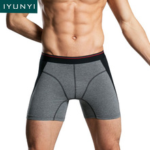 IYUNYI Mens Underwear Boxer Shorts Cotton Breathable Long Boxers Male Panties Homme Slip Calzoncillos Hombre Boxershorts Man 2024 - buy cheap