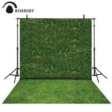 Allenjoy background photography green plant wall natural scenery garden wallpaper backdrops photophone photo studio wallpapers 2024 - buy cheap