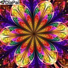 Diafai 5d pintura de diamante bricolagem, 100% quadrado completo/redondo, broca "mandala flor", bordado, ponto cruz, decoração 3d a21483 2024 - compre barato