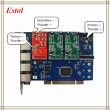 Tarjeta de telefonía analógica TDM410P/TDM410, tarjeta de asterisco PCI 2,2 con FXS o FXO inferface, tarjeta de voz analógica, sin necesidad de controlador 2024 - compra barato