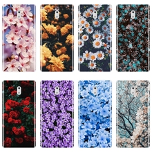 Capa traseira para nokia 8 6 5 3 2 1, capa de silicone macia com rosas e flores florais, estéticas e plantas para nokia x6 7 plus 2024 - compre barato