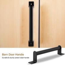 Heavy Duty Barn Door Handle w/ Screw Carbon Steel Pull Handle for Sliding Barn Door Closet Wooden Gate Hardware Accessories 2024 - buy cheap