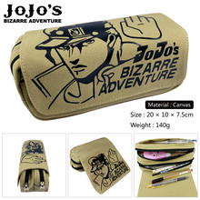 Bizarre Jo Adventure-billetera de Anime para niños y niñas, estuche de lápices de lona, bolsas de suministros escolares, regalo para estudiantes, bolsa de maquillaje 2024 - compra barato