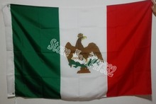 Mexican Ensign Mexico Flag hot sell goods 3X5FT 150X90CM Banner brass metal holes ME01 2024 - buy cheap