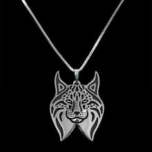 Women Alloy Cat Necklaces Vintage Metal Lynx Pendant Necklaces For Lovers Drop Shipping 2024 - buy cheap