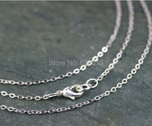 Free ship! *New* 100pcs/lot 3x2mm silver Plated Cable Chains Link 70cm metal copper necklace diy jewelry finding 2024 - buy cheap