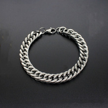 Fashion titanium steel bracelet men's stainless steel bracelet new jewelry for man gift hot sale 2024 - buy cheap