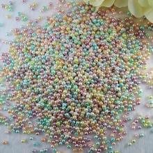 Cuentas de perlas de cristal de 3mm de colores variados, blancas, perlas de cristal de color marfil, perlas de imitación sueltas redondas, cuentas para hacer joyas 2024 - compra barato