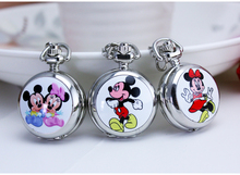 new arrival fashion Pocket Watch necklace Mickey Pocket Watch wholesale Free ship 1pcs/lot 2024 - buy cheap