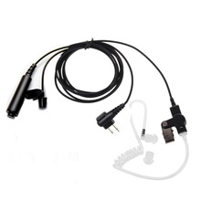 New Style 3 Wire Pro Covert Acoustic Tube Earpiece Headset PTT Mic Microphone for Motorola cls1110 cls1410 cls1413 cls1450 Radio 2024 - buy cheap