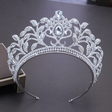 New Bridal Crowns Hair Ornament Wedding Crown Royal Queen Tiara Diadem Bride Rhinestone Hair Jewelry Accessory Decorations 2024 - buy cheap