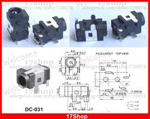 20 peças tomada 4 pinos 3.5mm x 1.3mm dc para fêmea pcb carregador de enchimento de energia 2024 - compre barato