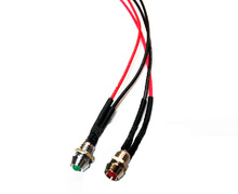 Señal de luces del indicador de Metal, 10 Uds. De diámetro de agujero de 6mm y 8mm, luces con cable de 3V, 5V, 6V, 12V, 24V, 36V, 48V, 110V, 220V, azul, verde, rojo 2024 - compra barato