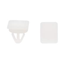 Uxcell-20 piezas de plástico blanco para guardabarros de coche, remaches de 10mm de diámetro, Clips de parachoques 2024 - compra barato