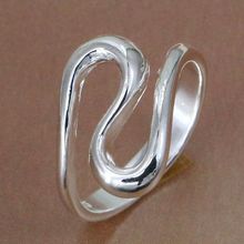 R113 Size:8 Wholesale  Silver plated ring, silver fashion jewelry, S Ring /bezajwgasn 2024 - buy cheap