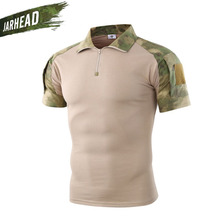 Men Short Sleeve Fast Dry Pullover T-Shirt Tops Outdoor Tactical Camping Climbing Breathable Camouflage T-Shirt Undershirt 2024 - buy cheap