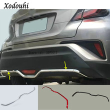 For Toyota CHR C-HR 2017 2018 2019 2020 2021 Car Body Cover Protection Bumper Trim Rear Back Tail Bottom Hoods Pedal Moulding 2024 - buy cheap