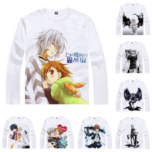 Um certo índice mágico t-shirts homem hip hop multi-estilo camisa de manga comprida índice librorum prohibitorum kamijo touma anime camisas 2024 - compre barato