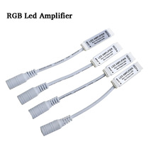 Amplificador de led rgb, 12v, 24v, controlador de sinal com fêmea dc, acessórios de energia para faixa de luz, 1-100 peças 2024 - compre barato