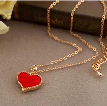 n297   2019 hot sale wedding party gift fashion alloy geometric heart pendant necklace female charm clavicle necklace 2024 - buy cheap