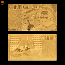 NICE Product Italian 1000 Lira Set Banknotes Gold Foil Money Decoration Fake Currency Paper For Collection 2024 - buy cheap