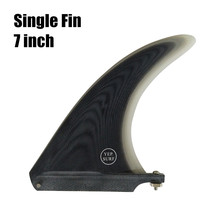 Quilhas de fibra de vidro para prancha de surf, quilhas simples de 7 polegadas de comprimento para prancha de surf 2024 - compre barato