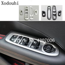 Inner Door Window Glass Switch Panel Cover Trim Frame Armrest Handrail Styling 4pcs For Jeep Compass 2017 2018 2019 2020 2021 2024 - buy cheap