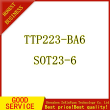 20 шт. TTP223-BA6 223B SOT23-6 TTP223 BA6 Сенсорное распознавание IC одно касание IC 2024 - купить недорого