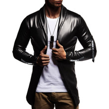 Chaqueta de cuero para Club nocturno para hombre, chaqueta de cuero de motocicleta ajustada a la moda, dorada/chaqueta plateada, abrigo de PU para hombre, gran oferta 2024 - compra barato