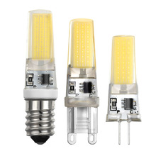 Bombilla LED E14 G4 G9, lámpara de CA 220, 230, 240, 5W, COB, iluminación LED SMD, reemplazo de lámpara halógena, 10 Uds. 2024 - compra barato