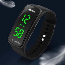 Силиконовый светодиодный Спортивный Браслет, цифровые наручные часы для женщин и мужчин с длинным аккумулятором, роскошные высококачественные цифровые часы 2024 - купить недорого